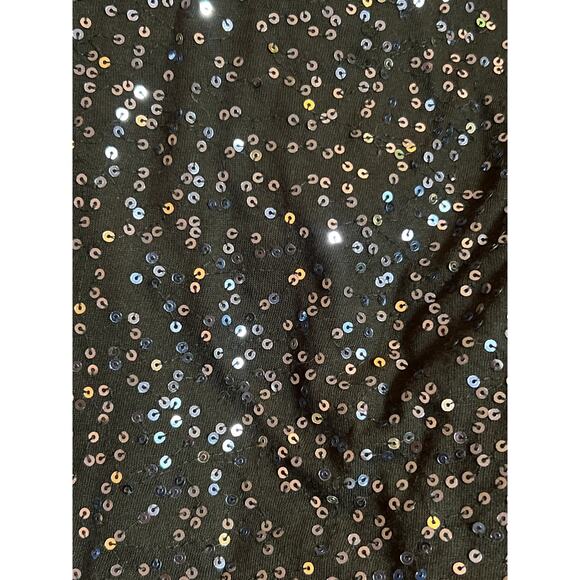 Express black dream‎ weight cotton scoop neck sequin dress size extra small ￼ - Picture 6 of 6